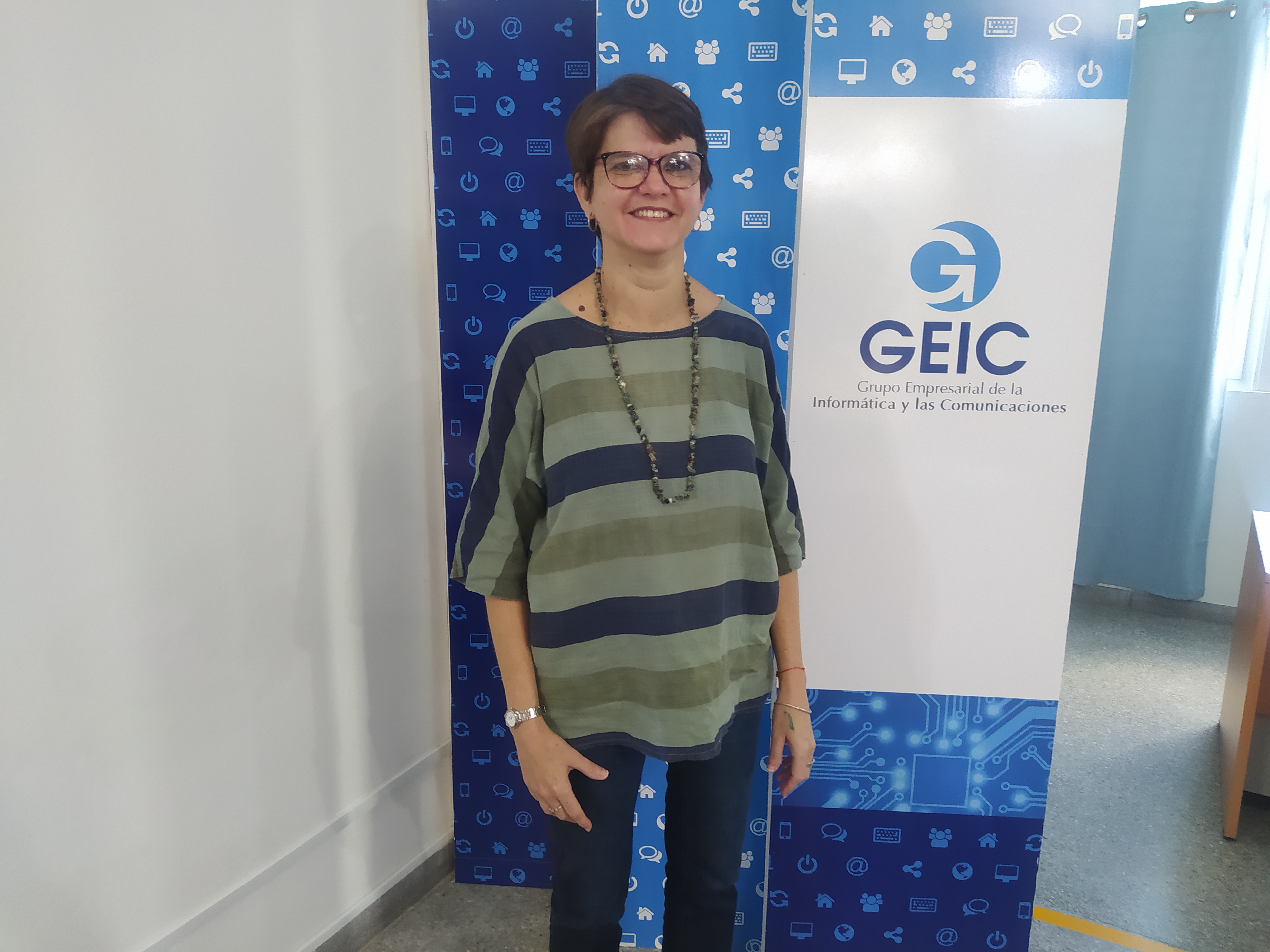 Ariadne Plasencia Castro, presidenta del Grupo Empresarial de la Informática y las Comunicaciones 