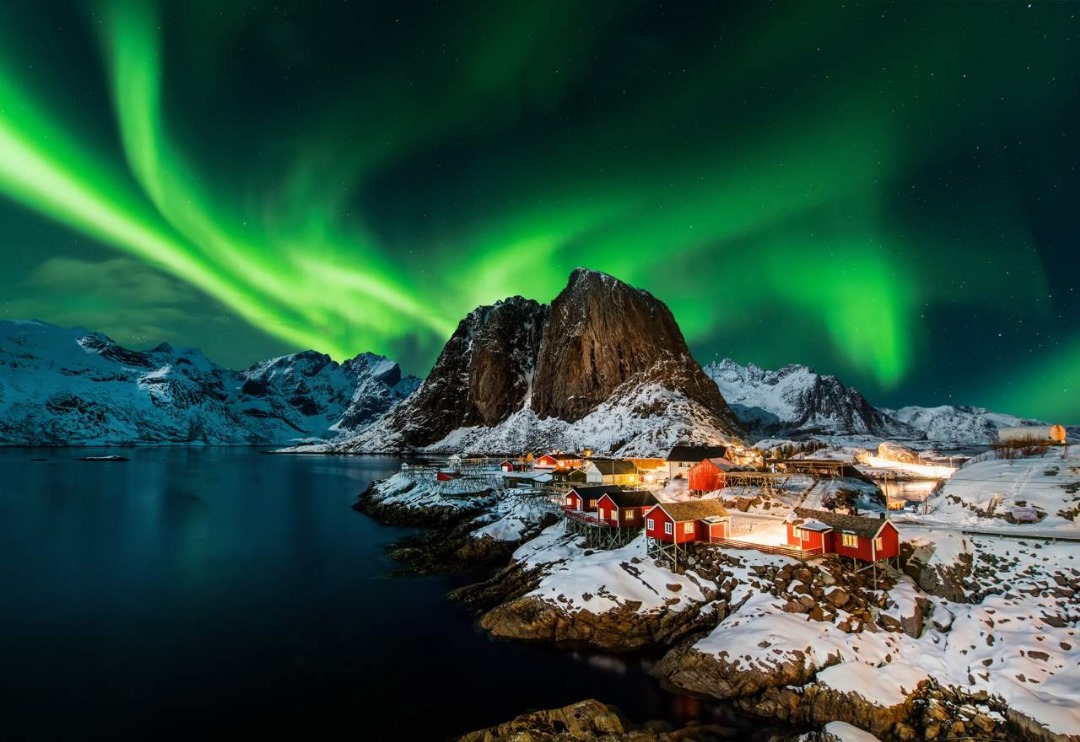 Raras luces del norte: Auroras boreales en Europa