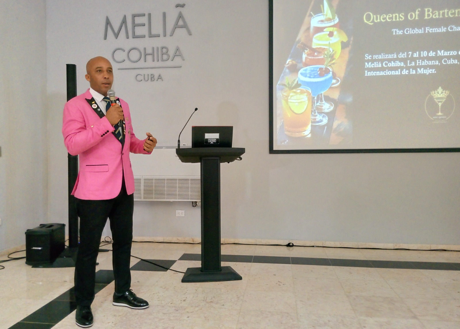 Rihder Fuentes Frontera, presidente del comité organizador del campeonato de la IBA, Queen of Bartending, The Global Female Championship