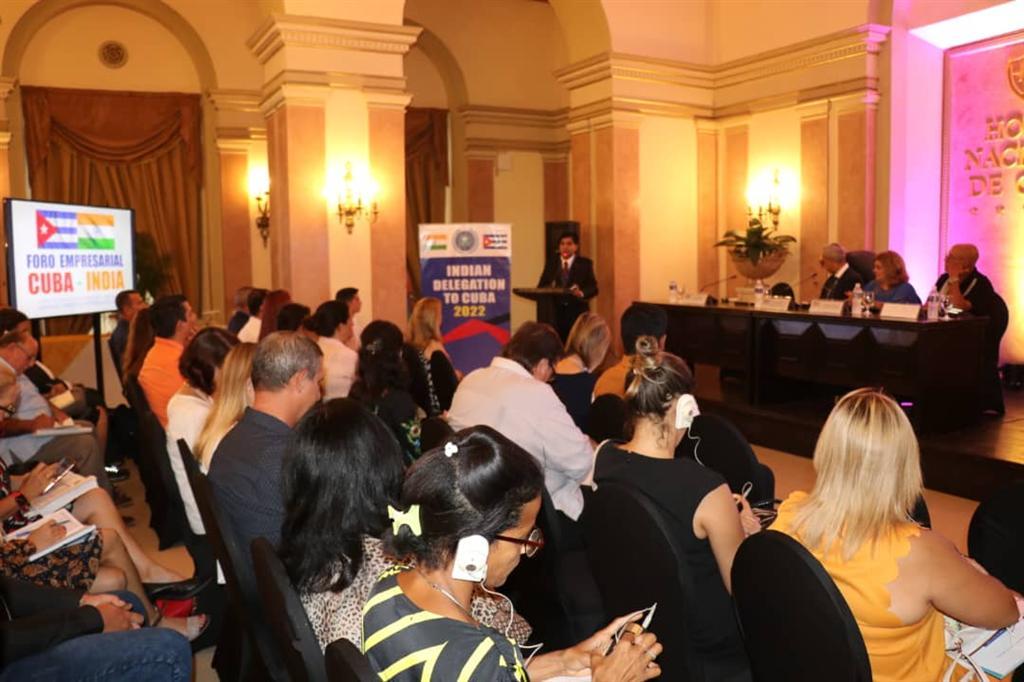 Sesionó foro de negocios entre Cuba e India en La Habana