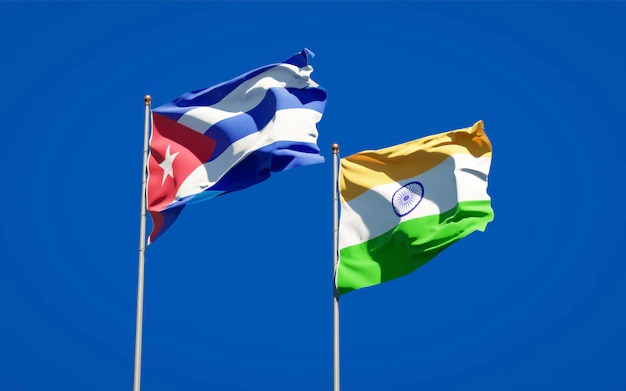 Banderas de Cuba India