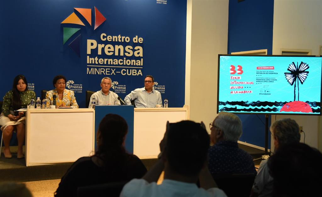 Presentación de la 33ra. Feria Internacional del Libro de La Habana