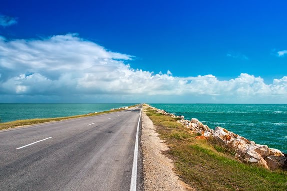 Pedraplén Turiguanó-Cayo Coco