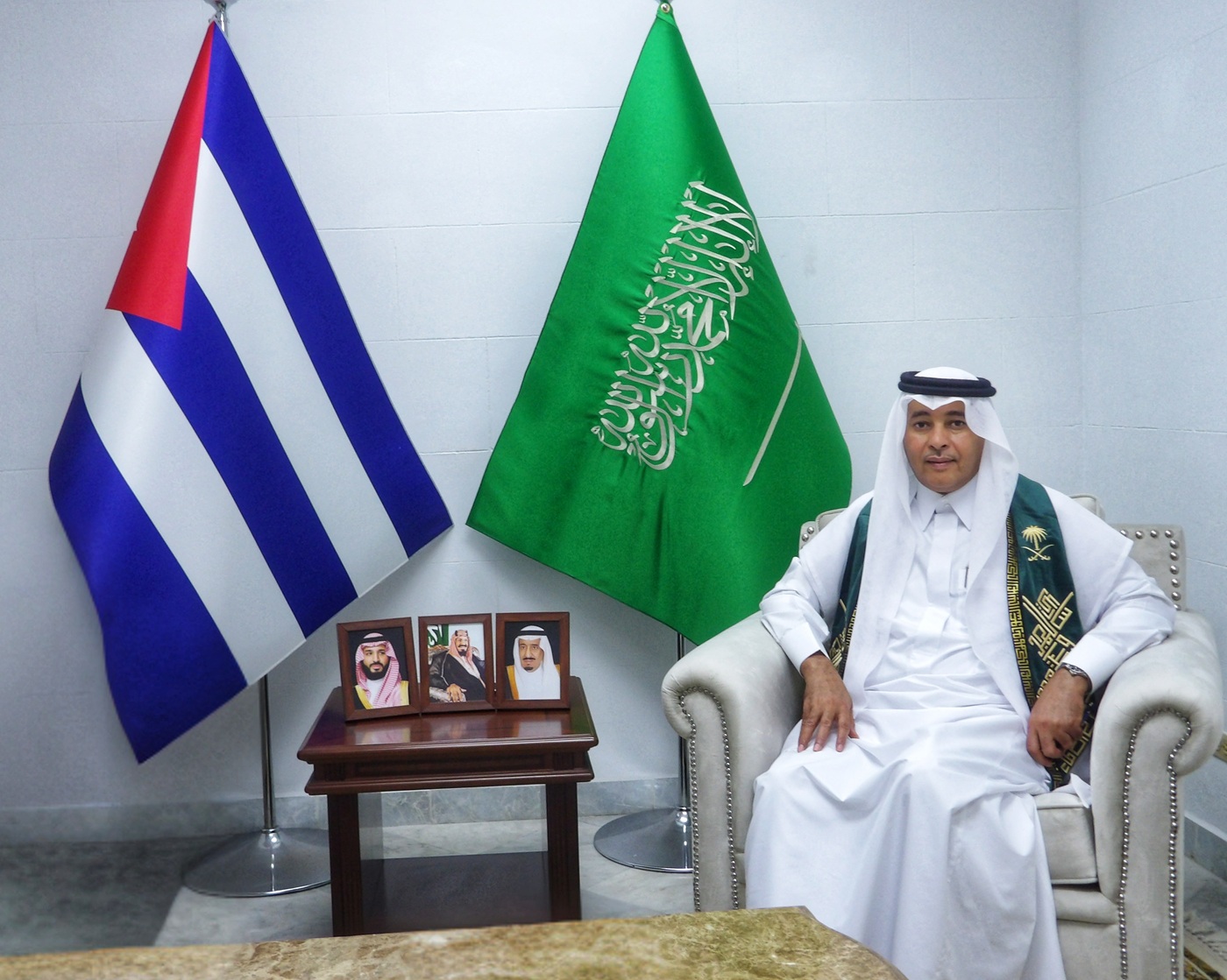 Su Excelencia Dr. Waleed Abdulrahman Alhamoudi, Embajador del Reino de Arabia Saudita en la República de Cuba