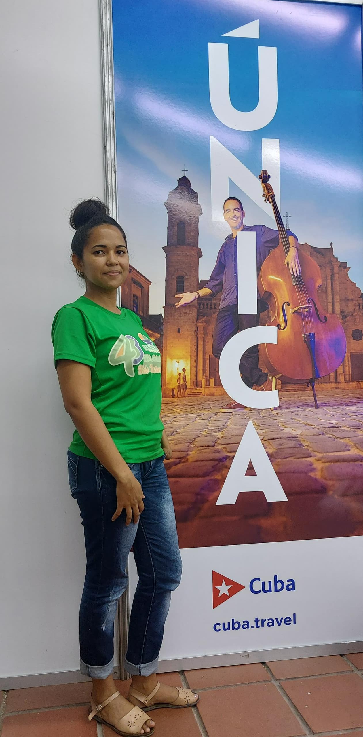 Darlenis Fernández Gutiérrez, especialista comercial de Campismo Popular
