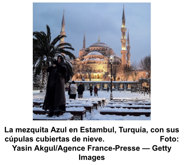 Mezquita Azul en Estambul. Foto: Yasin Akgul de AFP