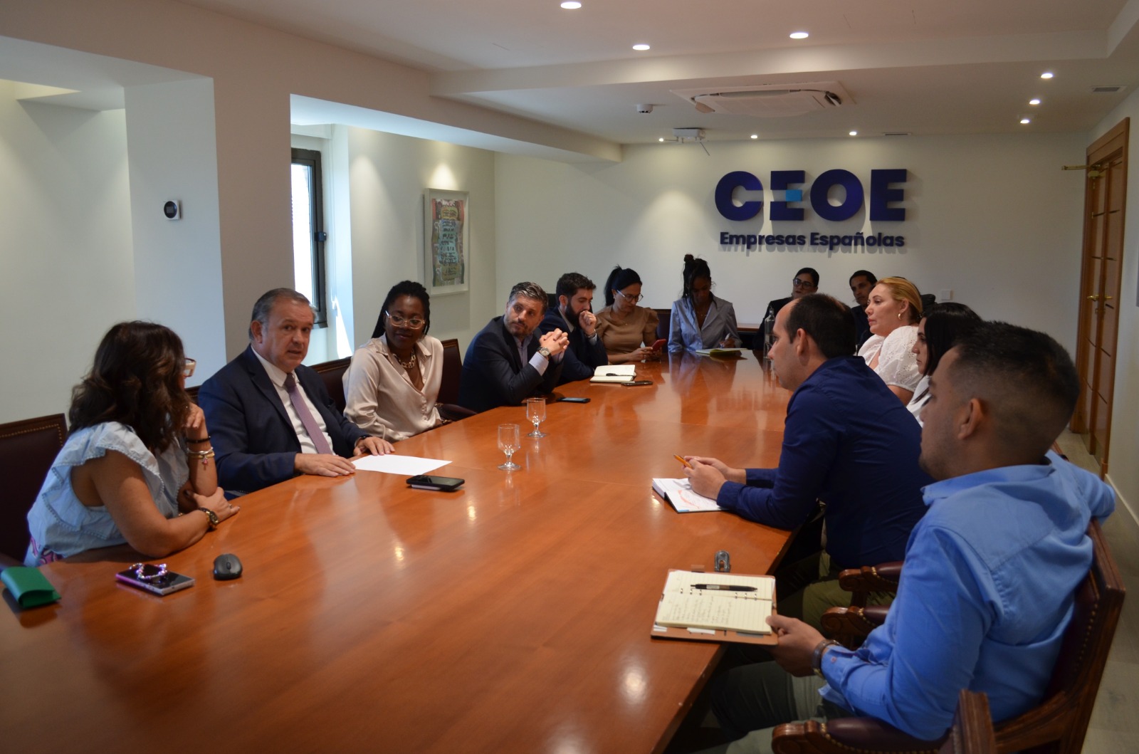 Visita a la CEOE Confederación Española de Organizaciones Empresariales