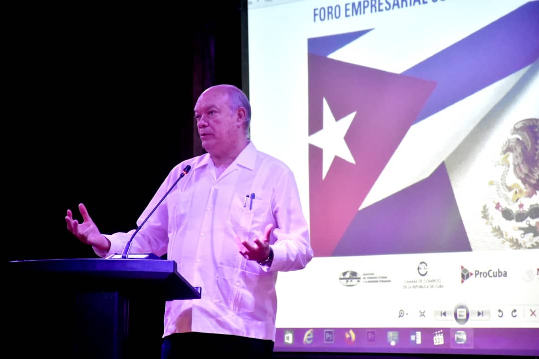 Ministro del Comercio Exterior y la Inversión Extranjera de Cuba, Rodrigo Malmierca Díaz