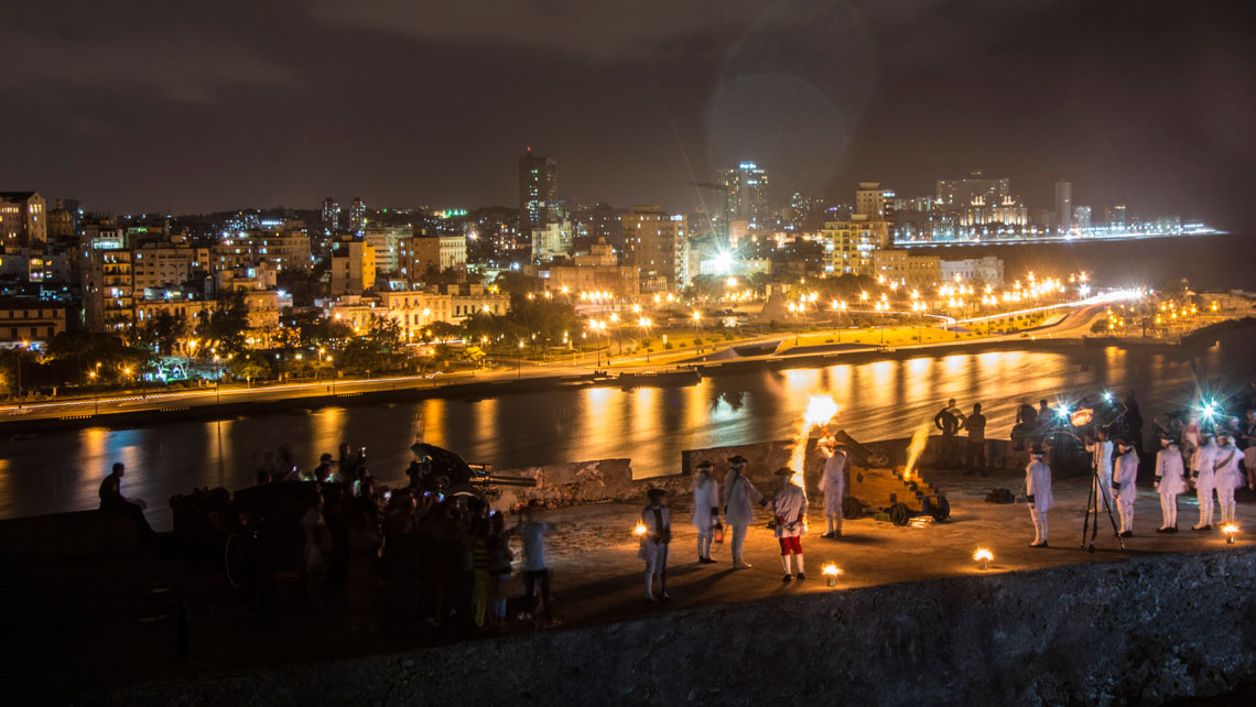 El cañonazo de las nueve, una tradición histórica de La Habana