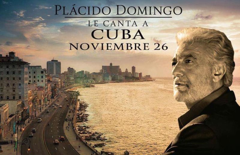 Plácido Domingo pospone concierto en Cuba para 2017