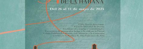 Festival de Poesía de La Habana ilumina la paz
