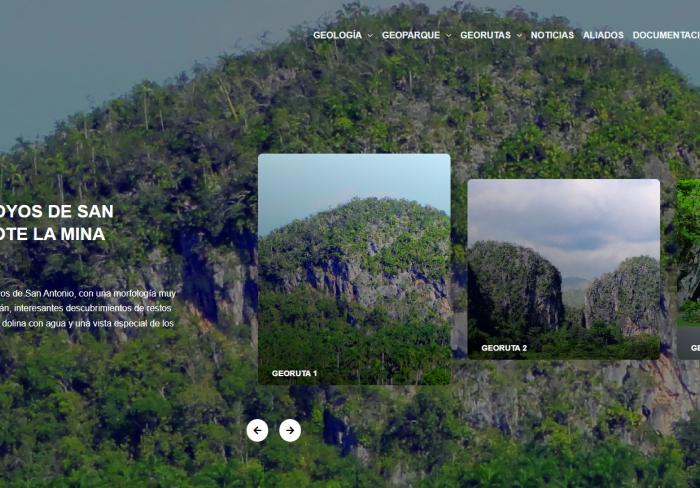 Geoparque Viñales presenta sitio web institucional