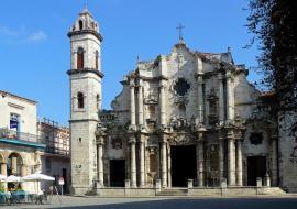 La Catedral de La Habana en el centro histórico