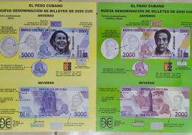 Cuba introduce billetes de 2 000 y 5 000 CUP