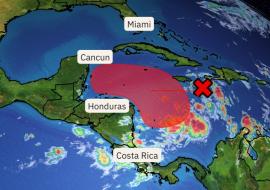 Tormenta tropical Sara podría ser la próxima en el Caribe