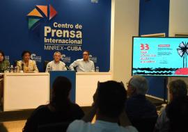 Presentación de la 33ra. Feria Internacional del Libro de La Habana