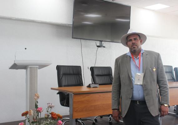 Ismany García, director del hotel La Casona de Morón