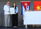 Aduana de Cuba entrega certificación de Operador Económico Autorizado a Thai Binh