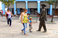 Estatua de Benny Moré en Cienfuegos