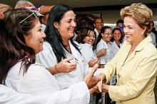 Dilma Rousseff agradece aporte a Brasil de médicos cubanos