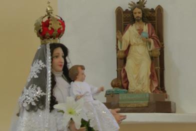  Tabacaleros cubanos honran a la Virgen de las Nieves de Mantua, Pinar del Río, Cuba