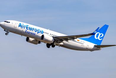 Air Europa sostiene vuelos a Cuba pese a crisis energética